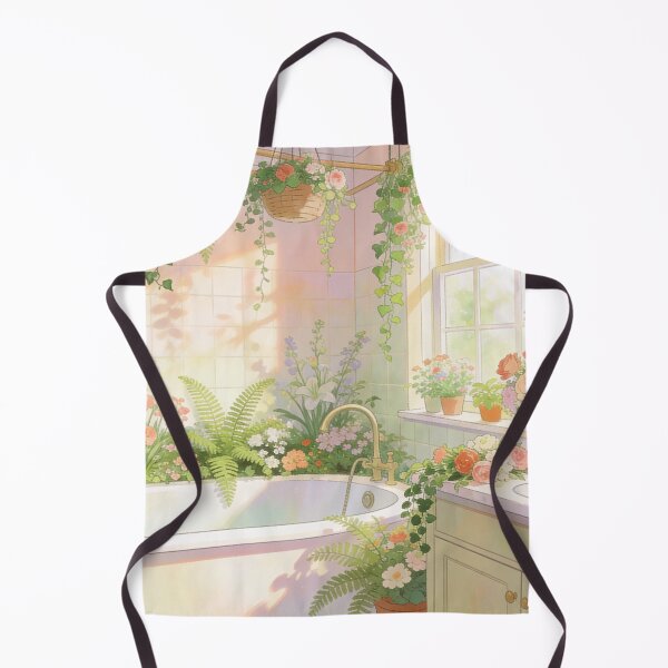 Artikelvorschau, Beautiful Indoor Garden Illustration Set, Floral Bathroom Wall Art Prints entworfen und verkauft von BlareBlare.
