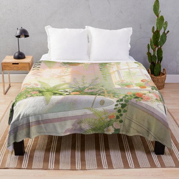 Item preview, Beautiful Indoor Garden Illustration Set, Floral Bathroom Wall Art Prints designed and sold by BlareBlare.