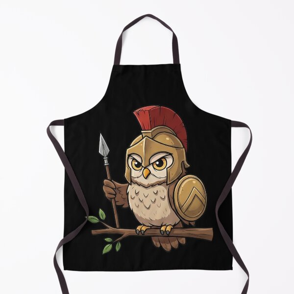 Item preview, Spartan Owl Ancient Greek Warrior Bird designed and sold by k3rstman1.