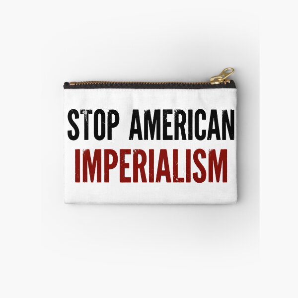Item preview, STOP AMERICAN IMPERIALISM NO WAR WITH IRAN designed and sold by SkeletonsDanger.