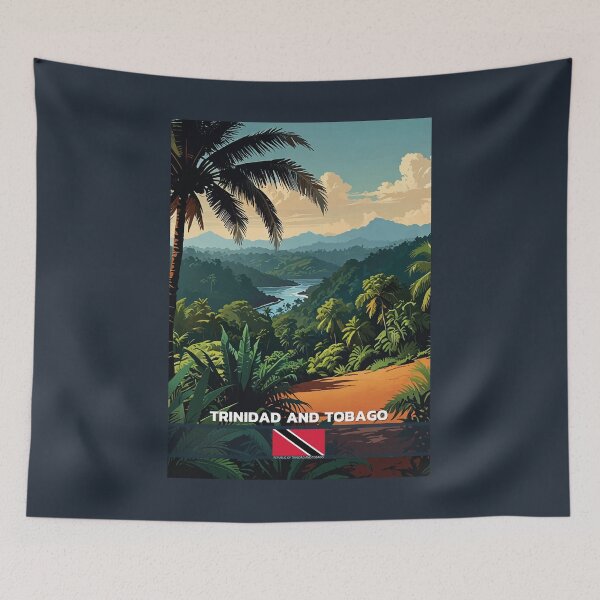 Item preview, Trinidad and Tobago Travel  designed and sold by Thistle-TShop.