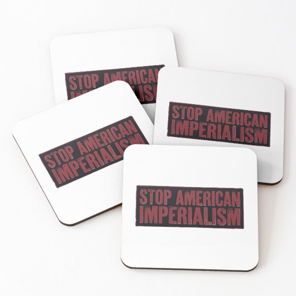 Item preview, Stop American Imperialism Iran World Peace Against War designed and sold by SkeletonsDanger.