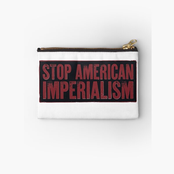 Item preview, Stop American Imperialism Iran World Peace Against War designed and sold by SkeletonsDanger.