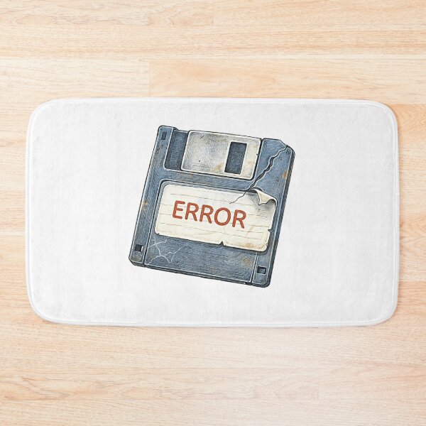 Item preview, Retro Floppy Disk – ERROR Sticker Illustration designed and sold by Felixuss.