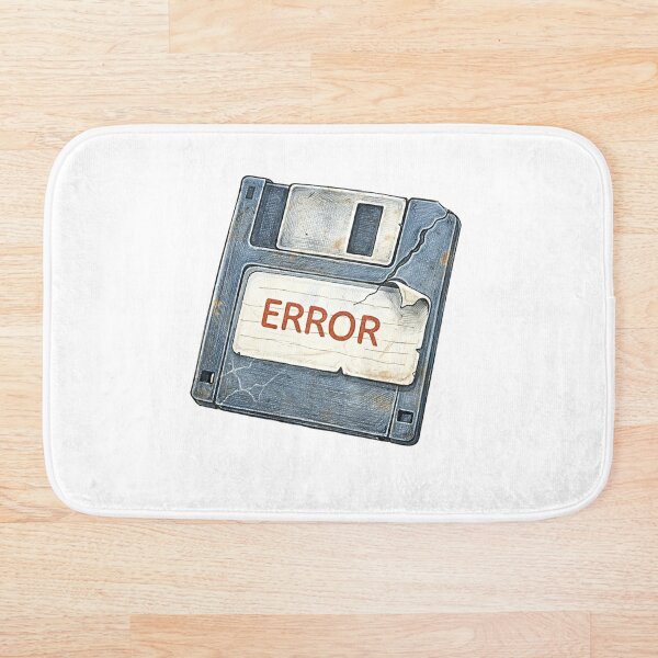 Item preview, Retro Floppy Disk – ERROR Sticker Illustration designed and sold by Felixuss.