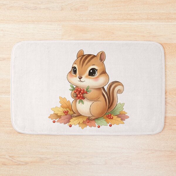 Item preview, Cute Chipmunk with Berries designed and sold by naragon4289.