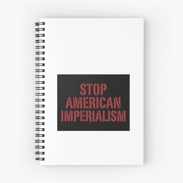 Item preview, Stop American Imperialism Peace Not War designed and sold by SkeletonsDanger.