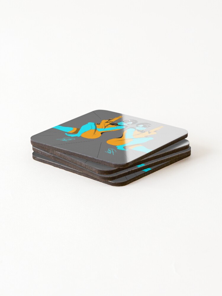 Thumbnail 4 of 5, Coasters (Set of 4), Paranoia designed and sold by Rhapsodic1290.