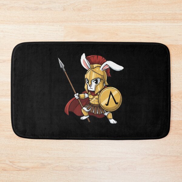 Item preview, Spartan Rabbit Warrior Ancient Greek Hoplite designed and sold by k3rstman1.