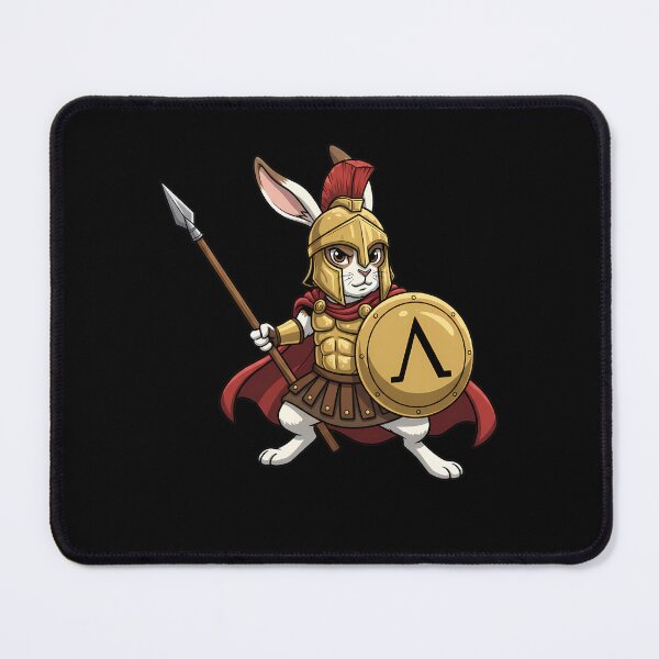 Item preview, Spartan Warrior Rabbit Ancient Greek Hero designed and sold by k3rstman1.