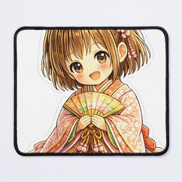 Item preview, Kasumi Hina Matsuri Chibi Doll – Japanese Girl’s Day Illustration designed and sold by ハル1991.