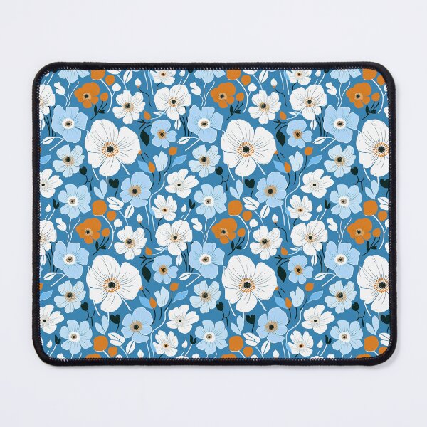 Item preview, Blue Florals 3 designed and sold by Dawne's Designs.