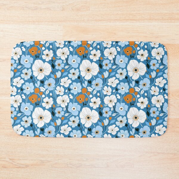 Item preview, Blue Florals 3 designed and sold by Dawne's Designs.