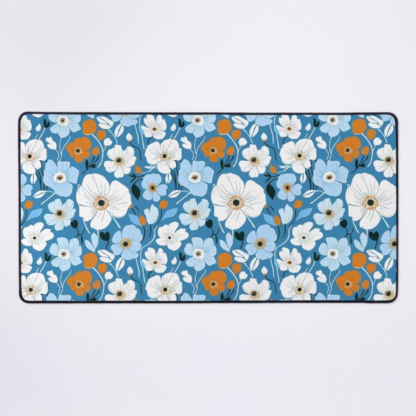 Item preview, Blue Florals 3 designed and sold by Dawne's Designs.