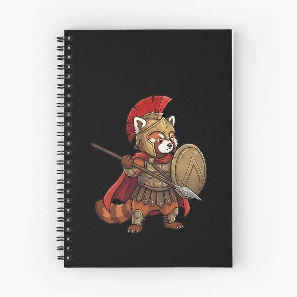 Item preview, Spartan Red Panda Warrior Ancient Greek Soldier designed and sold by k3rstman1.