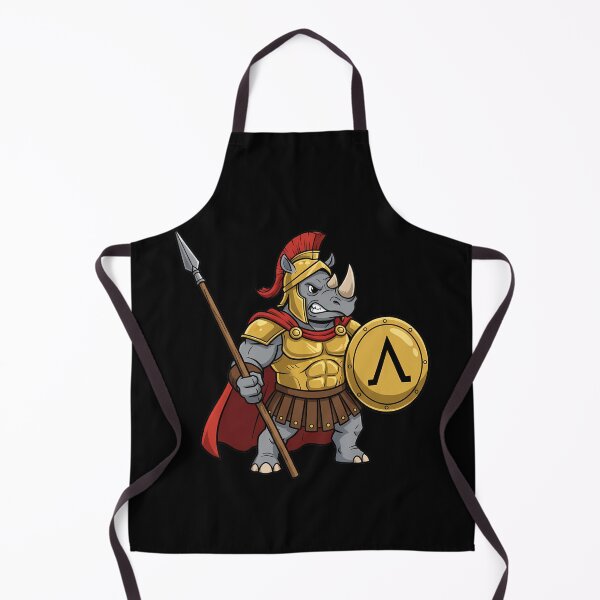Item preview, Fierce Rhino Spartan Warrior Ancient Greek Soldier designed and sold by k3rstman1.