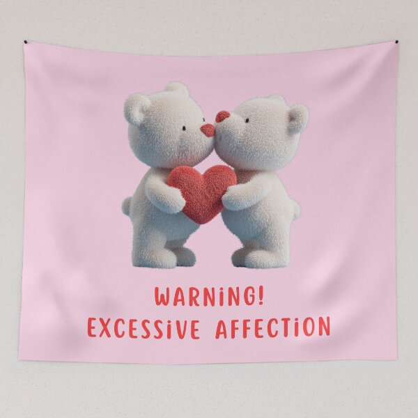 Item preview, Warning! Excessive Affection designed and sold by bubblyrainbow.