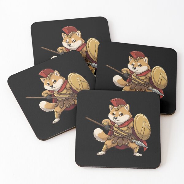 Item preview, Spartan Shiba Inu Warrior Ancient Greek Dog designed and sold by k3rstman1.