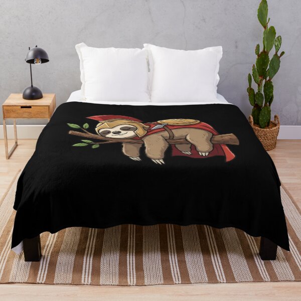 Item preview, Lazy Spartan Warrior Sloth Resting on Branch designed and sold by k3rstman1.