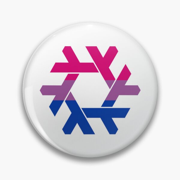 Item preview, NixOS Bi Pride Sticker – LGBTQ Open Source Decal designed and sold by PenguinPowered.