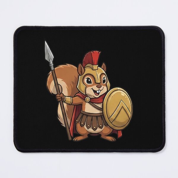 Item preview, Brave Spartan Squirrel Ancient Greek Warrior Hero designed and sold by k3rstman1.