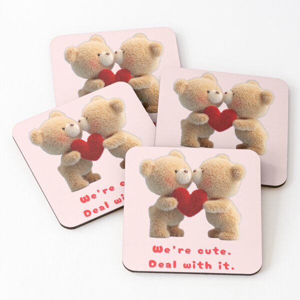 Item preview, We are cute! Deal with it. designed and sold by bubblyrainbow.