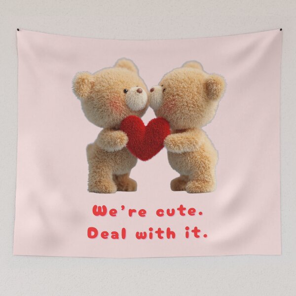Item preview, We are cute! Deal with it. designed and sold by bubblyrainbow.
