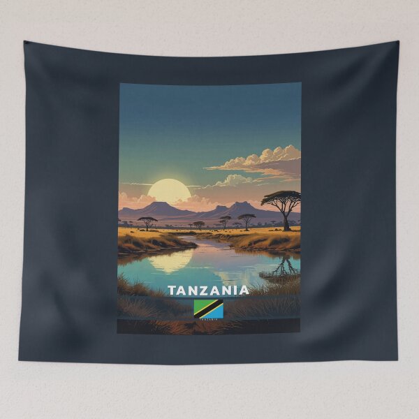 Item preview, Tanzania Travel  designed and sold by Thistle-TShop.