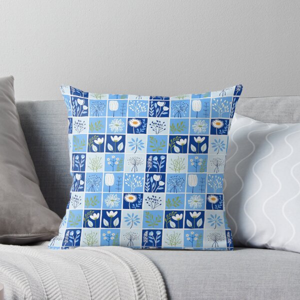Item preview, Blue Florals 4 designed and sold by Dawne's Designs.
