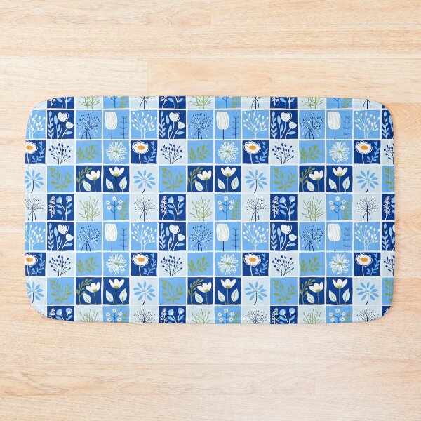 Item preview, Blue Florals 4 designed and sold by Dawne's Designs.