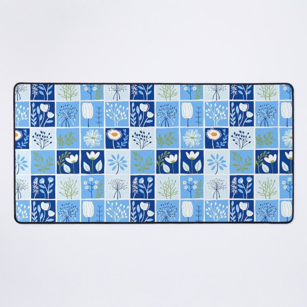 Item preview, Blue Florals 4 designed and sold by Dawne's Designs.