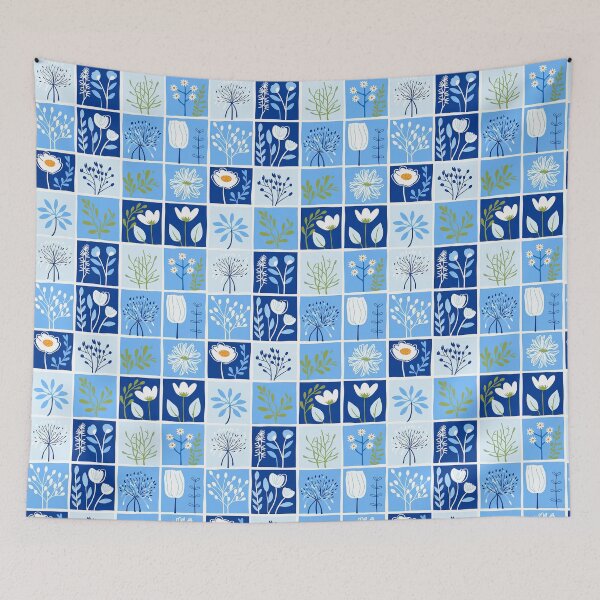 Item preview, Blue Florals 4 designed and sold by Dawne's Designs.