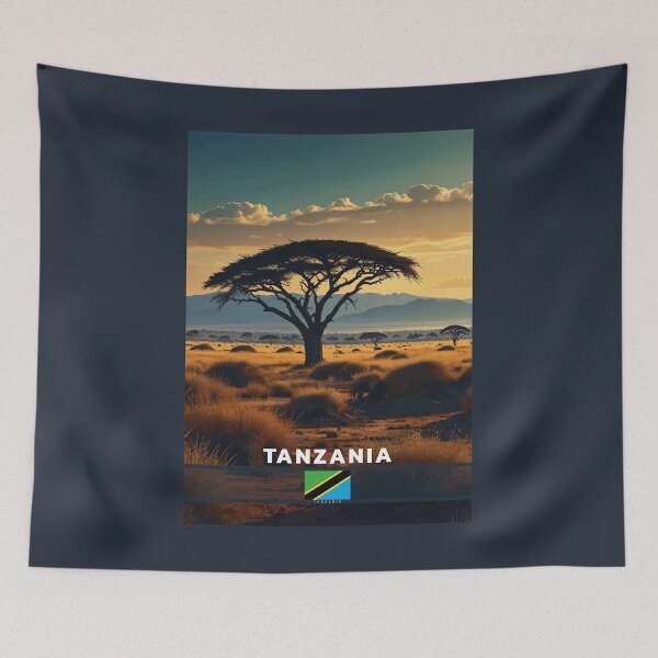 Item preview, Tanzania Travel  designed and sold by Thistle-TShop.