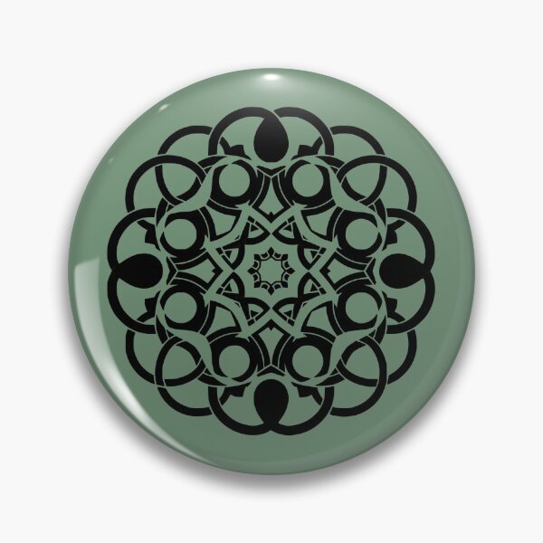 Item preview, Geometric Mandala Ornamental Blk designed and sold by UrbanPrts.