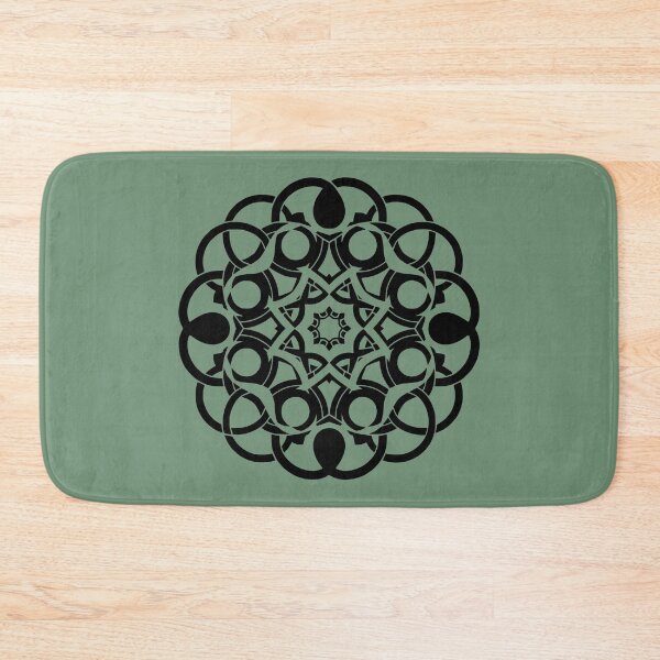 Item preview, Geometric Mandala Ornamental Blk designed and sold by UrbanPrts.