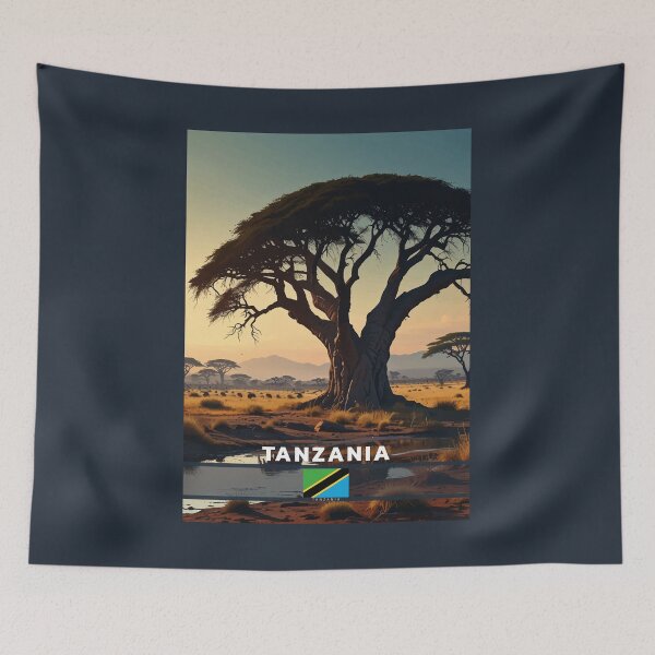 Item preview, Tanzania Travel  designed and sold by Thistle-TShop.