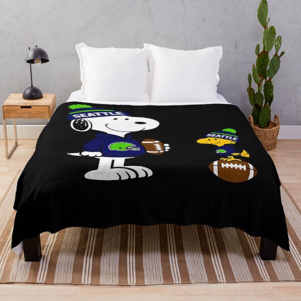 Item preview, Seattle Seahawks Snoopy And Woodstock Football designed and sold by Dandyefendy8.