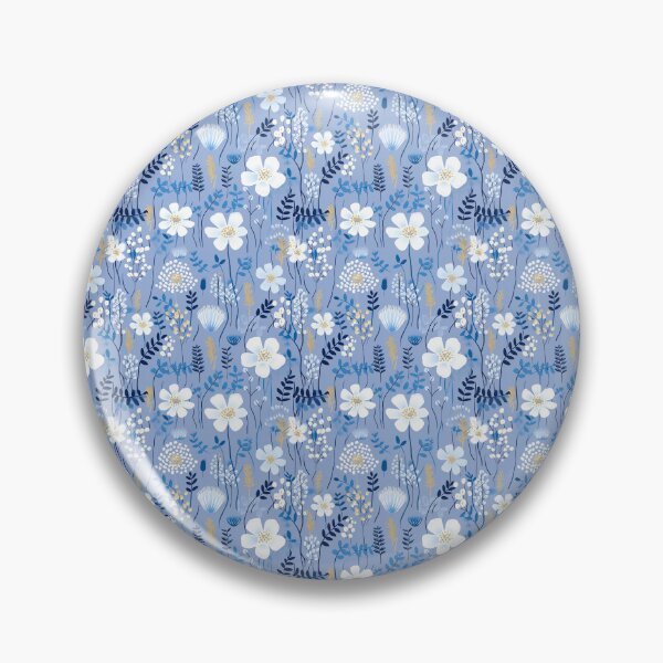 Item preview, Blue Florals 6 designed and sold by Dawne's Designs.