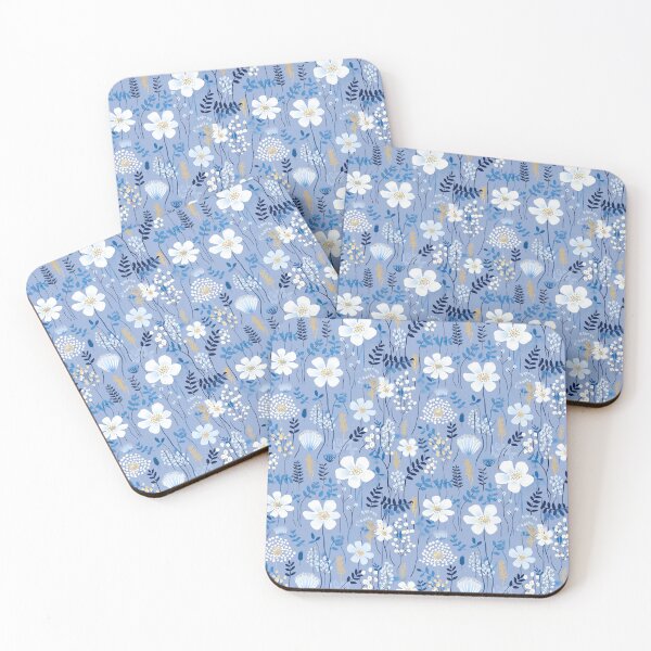 Item preview, Blue Florals 6 designed and sold by Dawne's Designs.