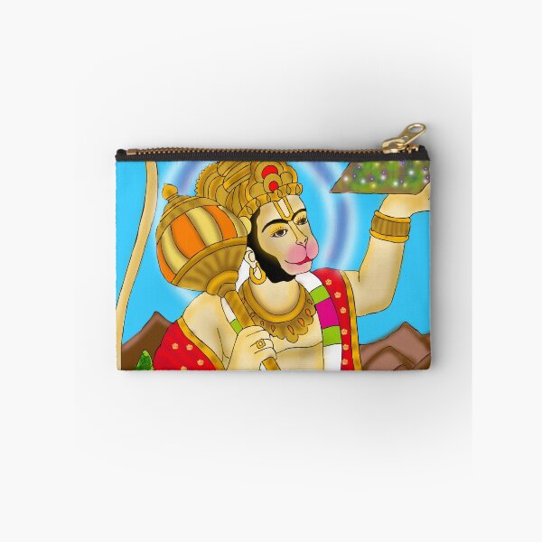 Item preview, Lord Hanuman Devotional Artwork – Powerful Hindu God Illustration designed and sold by Harshit_Digital_Arts.