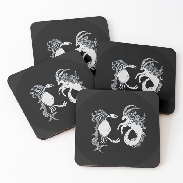Item preview, Capricorn & Cancer – Zodiac Duality designed and sold by FontheadArt.