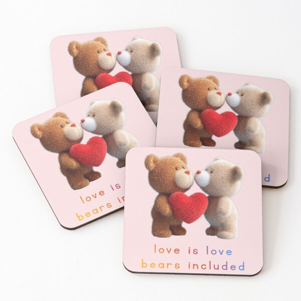 Item preview, Love is love. Bears included. designed and sold by bubblyrainbow.
