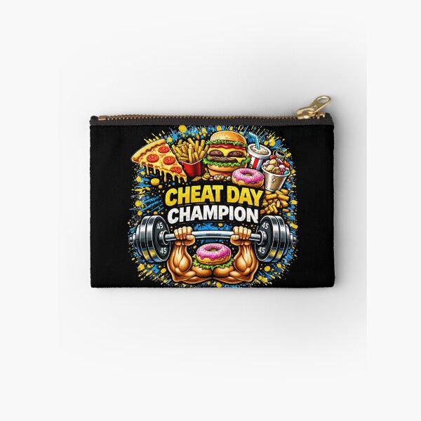 Item preview, Cheat Day Champion Gym Humor Food Fitness Design designed and sold by Wolf Garage.