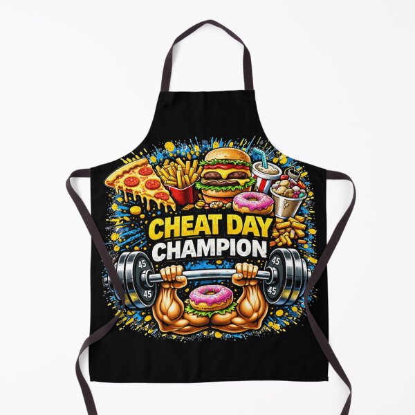 Item preview, Cheat Day Champion Gym Humor Food Fitness Design designed and sold by Wolf Garage.