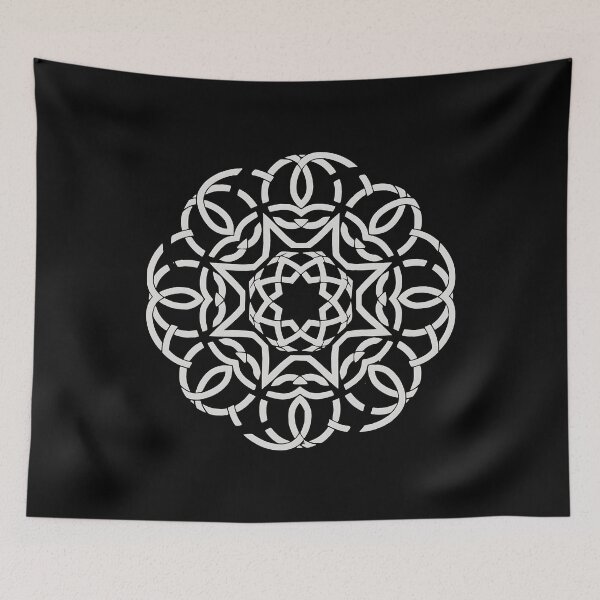 Item preview, Interlaced Geometric Wht designed and sold by UrbanPrts.