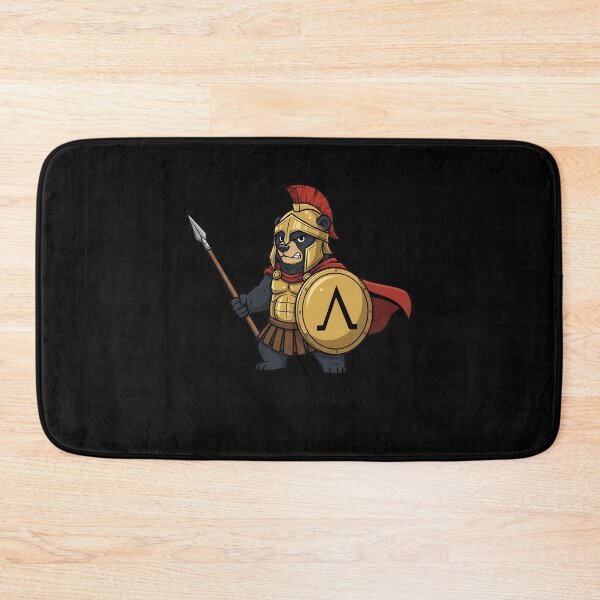 Item preview, Fierce Spartan Black Bear Warrior Hoplite designed and sold by k3rstman1.