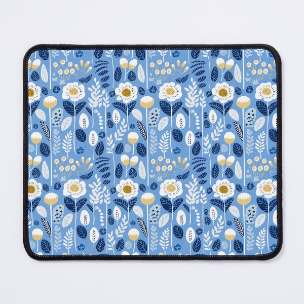 Item preview, Blue Florals 9 designed and sold by Dawne's Designs.
