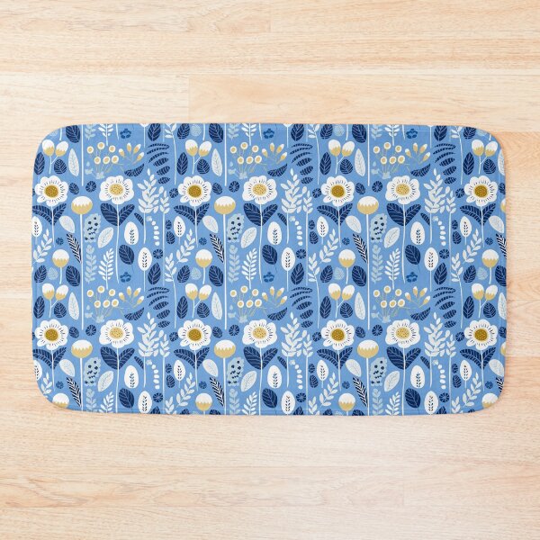Item preview, Blue Florals 9 designed and sold by Dawne's Designs.