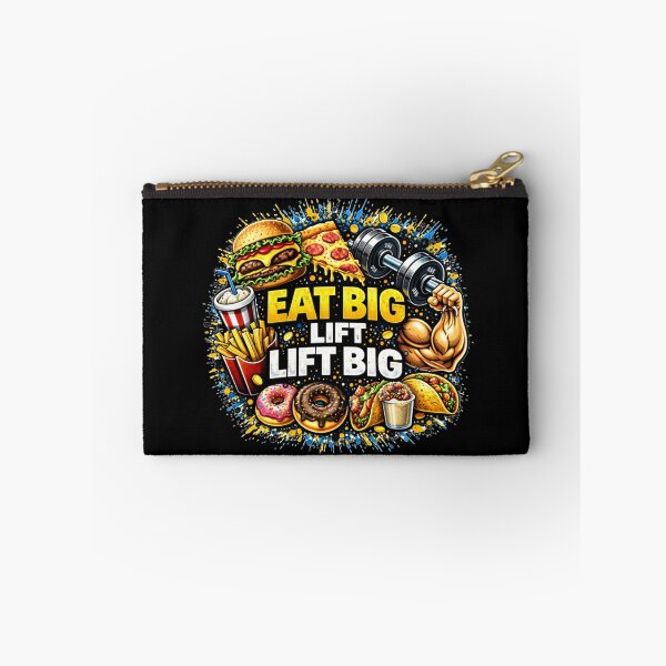 Item preview, Eat Big Lift Big Gym Humor Food Fitness Design designed and sold by Wolf Garage.