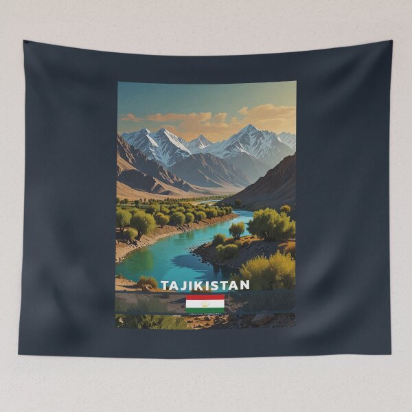 Item preview, Tajikistan Travel  designed and sold by Thistle-TShop.